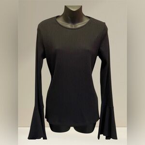 ZARA Ribbed Knit with Flare Sleeves size L